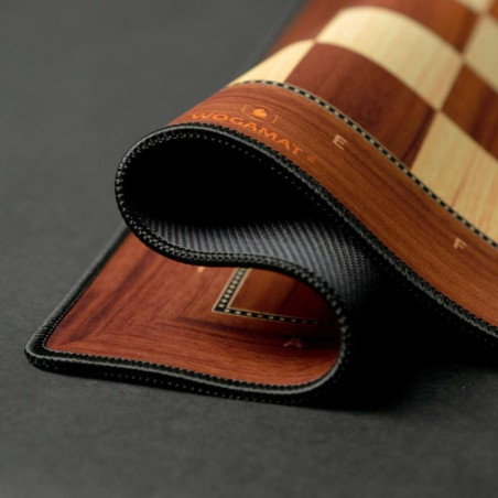 Tapis d'Echecs Style Bois 50cm x 50cm