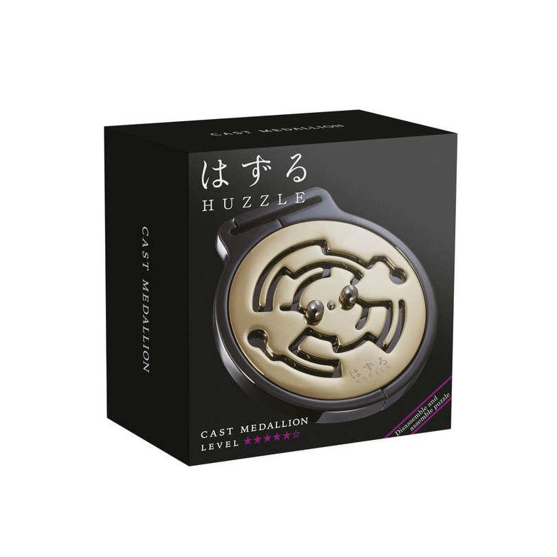 Casse-Tête Huzzle Métal MEDALLION (niv. 5) 40 ans Casse-Tête Huzzle Métal MEDALLION (niv. 5) 40 ans