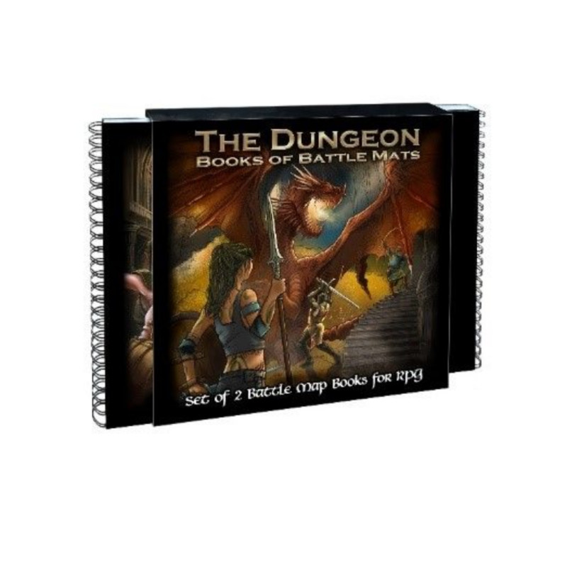 Livre Plateau de Jeu : Pack de 2 Livres Dungeon