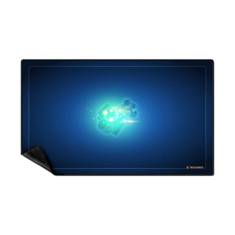 WOGAMAT - Tapis multijeux néoprène Bleu 60x100 cm