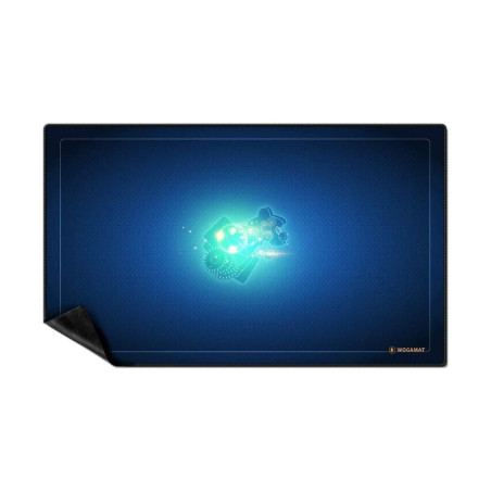 WOGAMAT - Tapis multijeux néoprène Bleu 60x100 cm