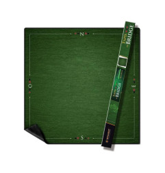 WOGAMAT - Tapis Bridge Prestige Vert 78x78cm