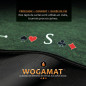 WOGAMAT - Tapis Bridge Prestige Vert 78x78cm