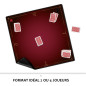 WOGAMAT - Tapis de cartes Prestige Rouge 60x60cm