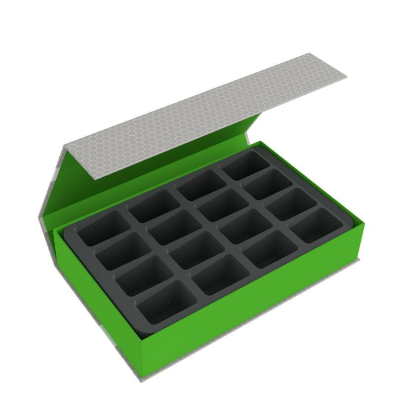 Feldherr Boîte Verte pour 16 figurines Blood Bowl