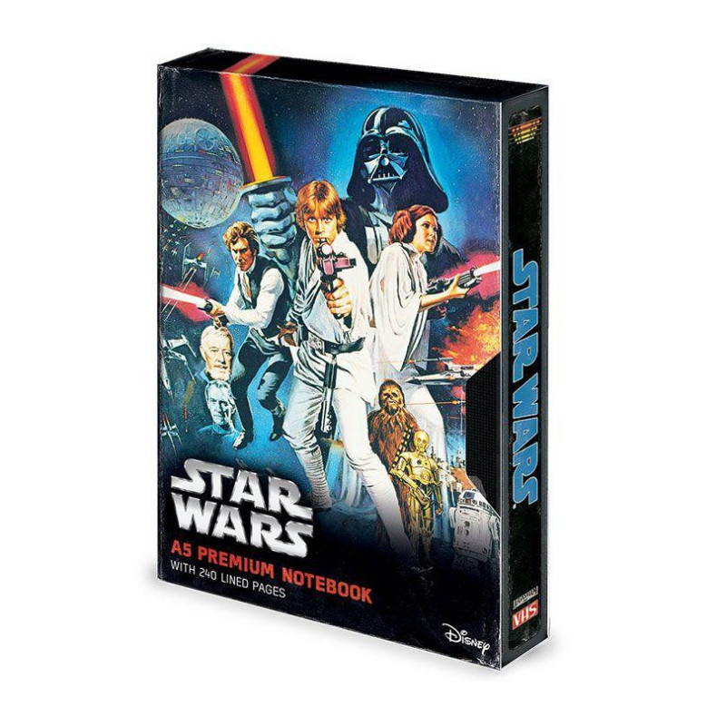 Carnet de notes A5 VHS Star Wars