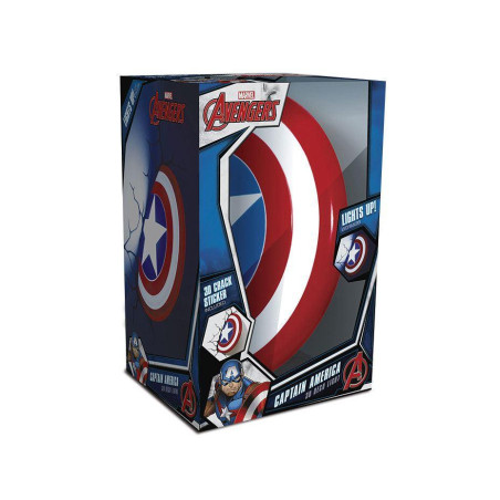 Lampe 3D Marvel Bouclier Captain America