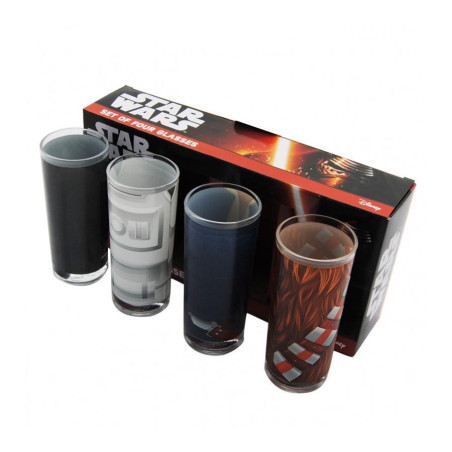 Set de 4 verres Star Wars Torses