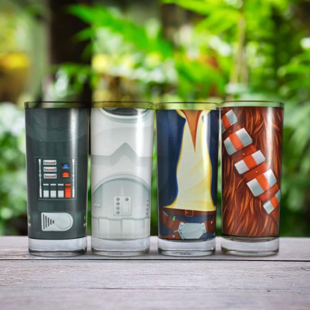 Set de 4 verres Star Wars Torses