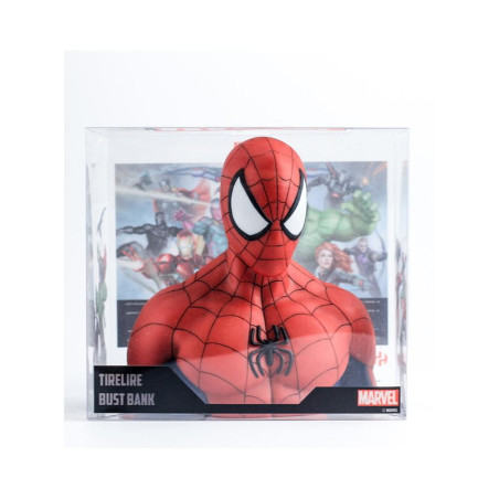 Tirelire Marvel : Buste Spider-Man Deluxe