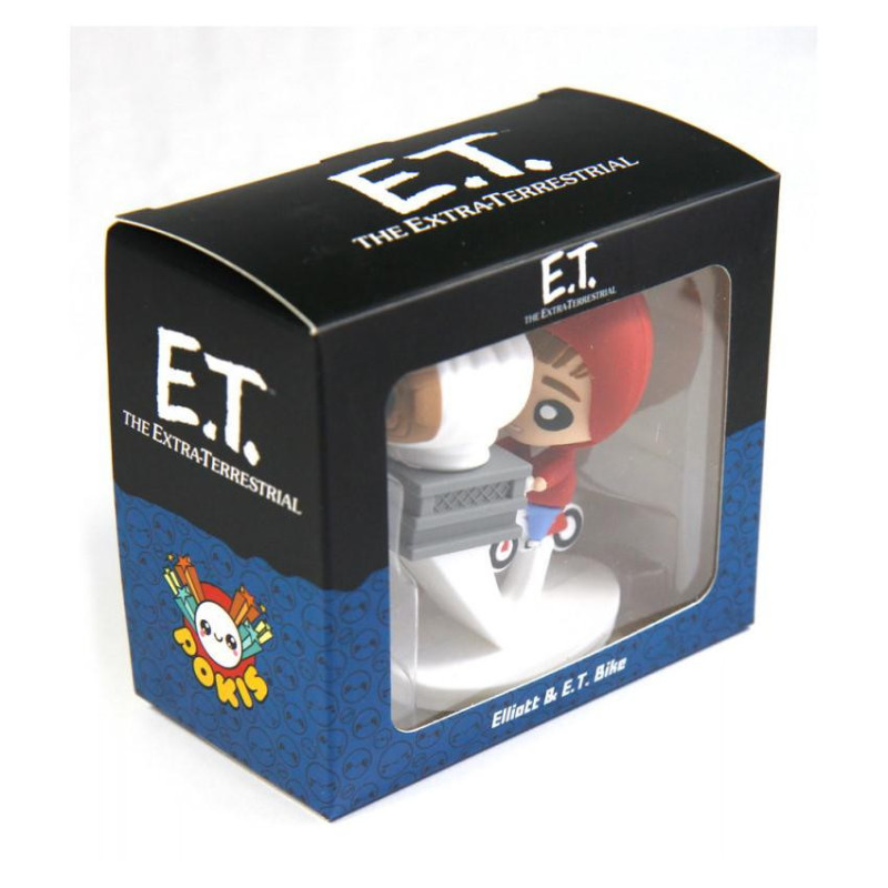 Figurine E.T. & Elliot on Bike Pokis