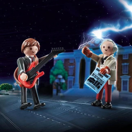 Playmobil Retour vers le Futur - Marty & Doc