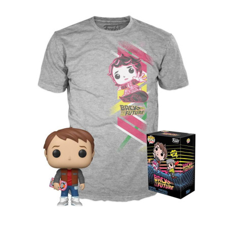 Retour vers le futur POP! - Marty & T-Shirt Taille L