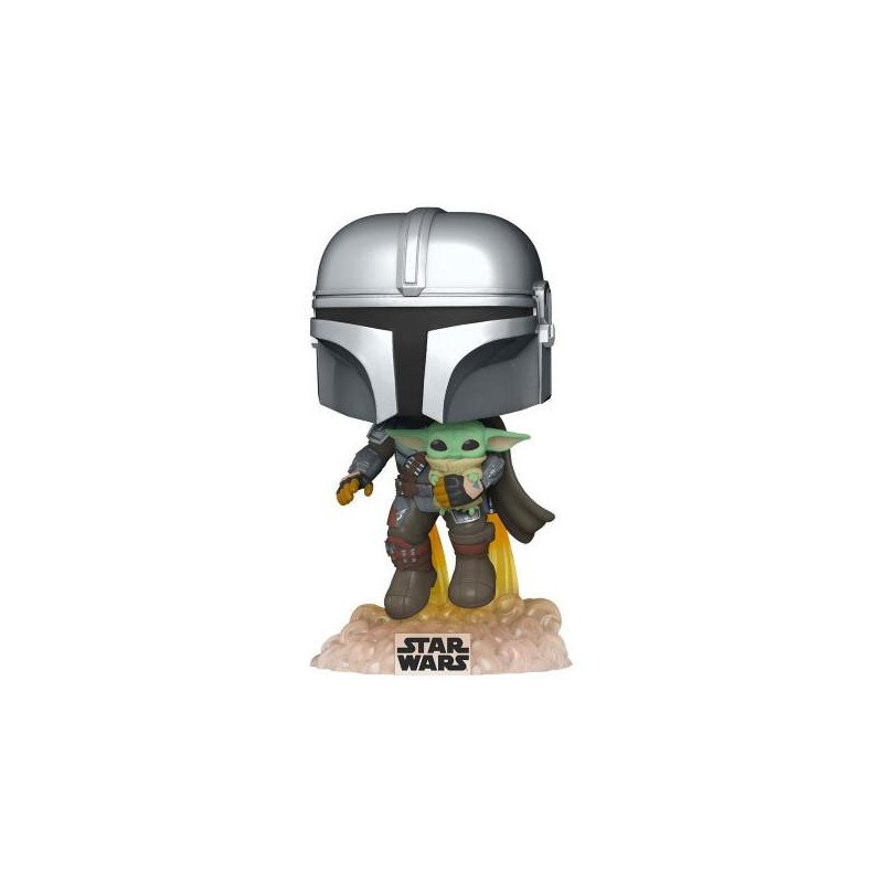 Star Wars The Mandalorian POP! Mando Flying w/ Jet