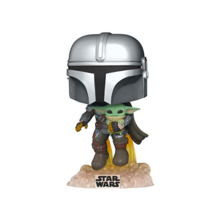 Star Wars The Mandalorian POP! Mando Flying w/ Jet