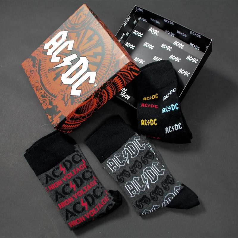 Chaussettes AC/DC - Pack 3 paires 35-41