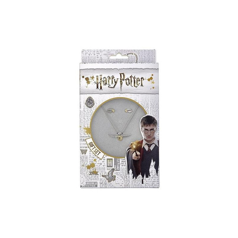 Collier et Boucles Harry Potter - Vif d'Or
