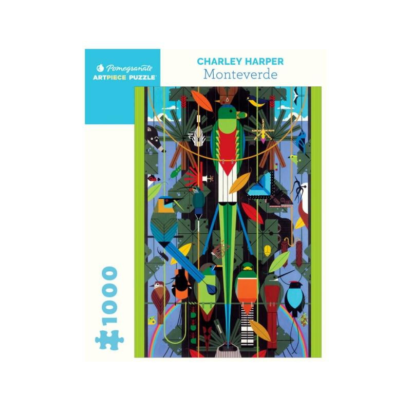 Puzzle 1000p - Charley Harper - Monteverde