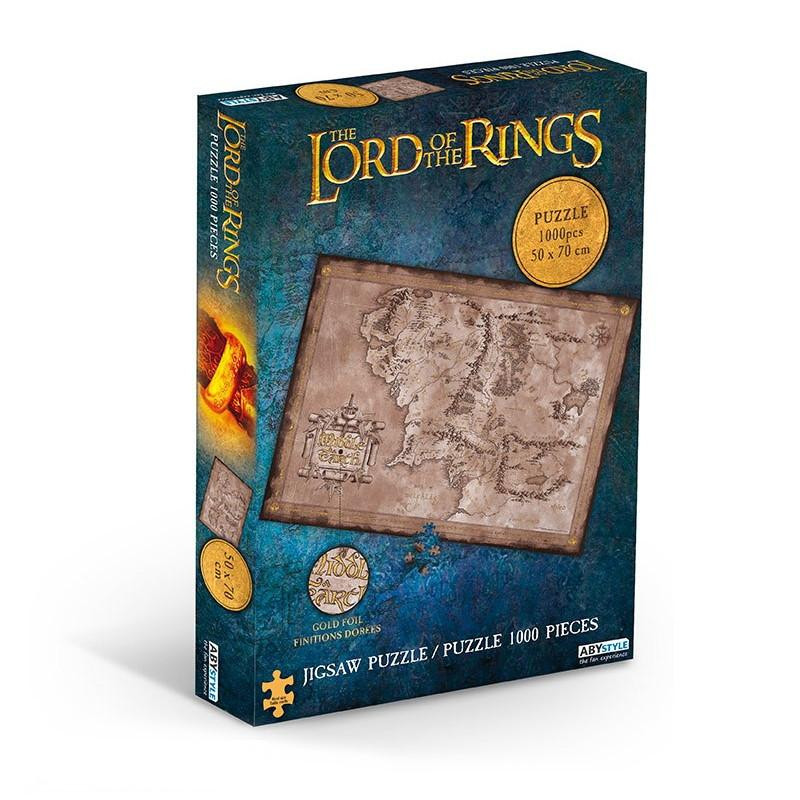 Puzzle 1000p - Seigneur des Anneaux - Terres du Milleu