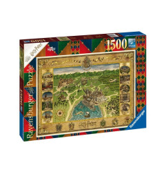 Puzzle 1500p - Harry Potter Carte de Poudlard