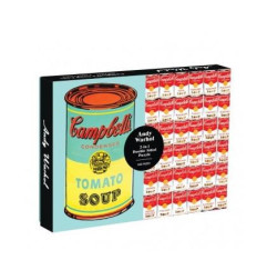 Puzzle 500p - Andy Warhol Soup Can 2 Faces