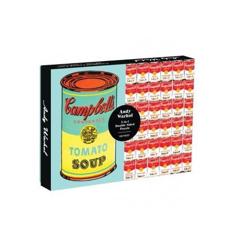 Puzzle 500p - Andy Warhol Soup Can 2 Faces