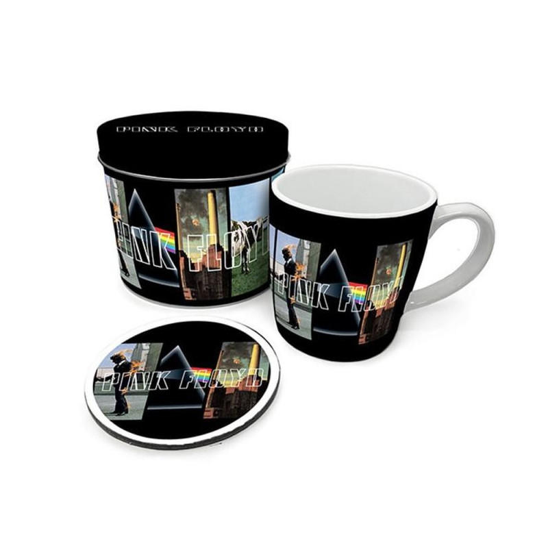 Boite Cadeau avec Mug et Sous-Verre - Pink Floyd