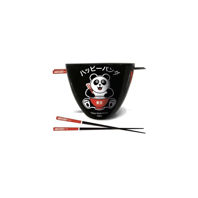 Bol à Ramen avec Baguettes - Happy Panda
