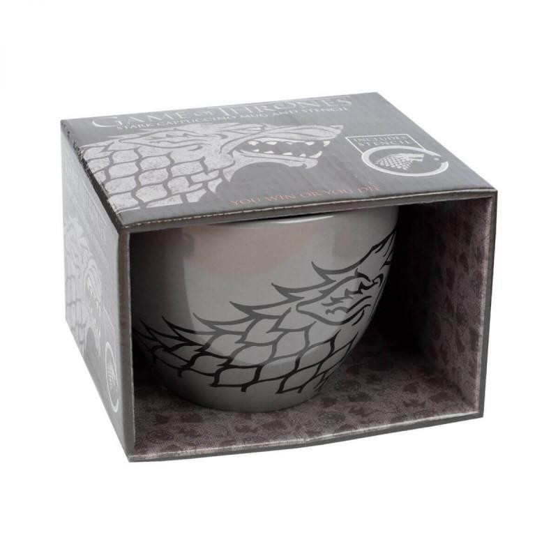 Maxi Tasse Game of Thrones - Stark avec Pochoir