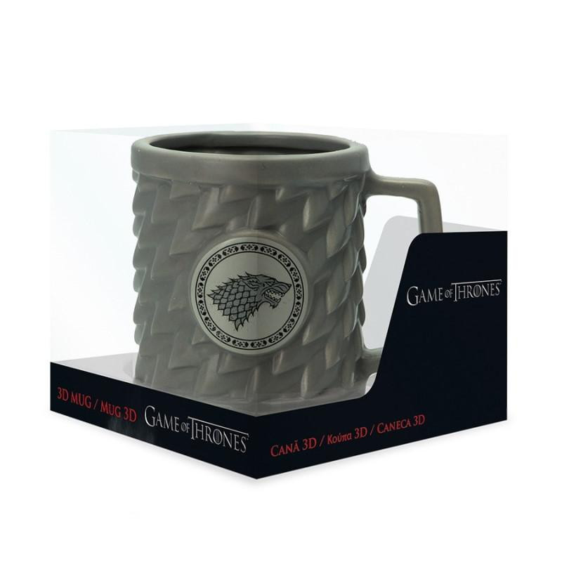 Mug Game of Thrones 3D Stark
