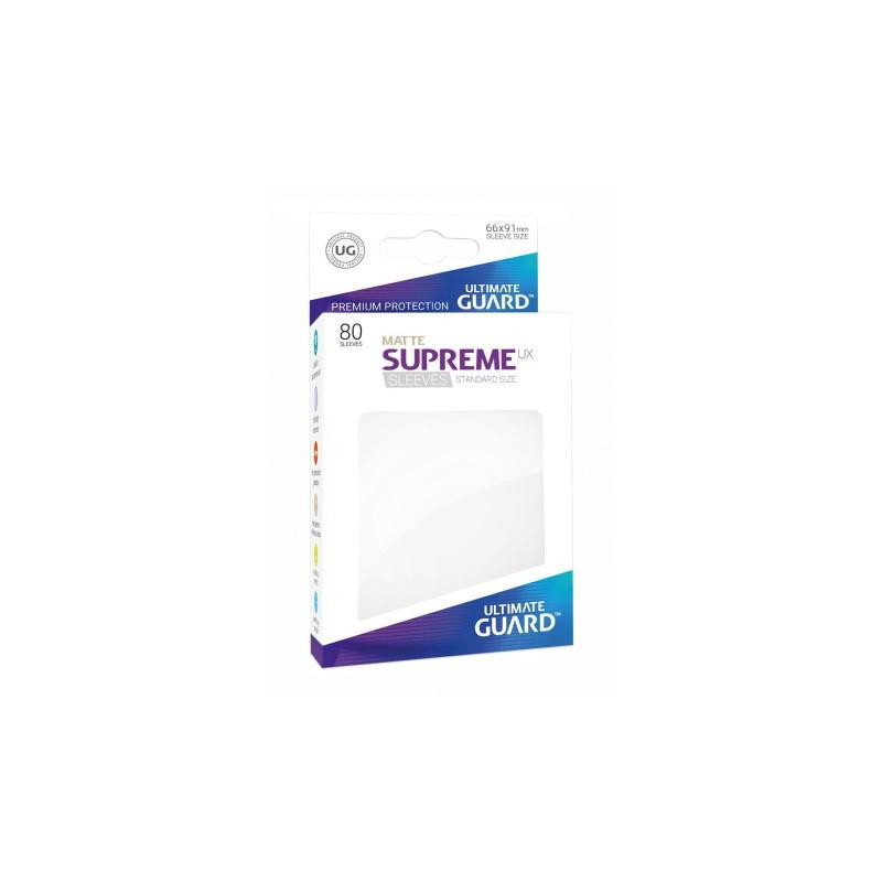 Sleeves Supreme UX Standard Blanc Mat x80