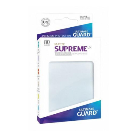Sleeves Supreme UX Standard Frosted Mat x80