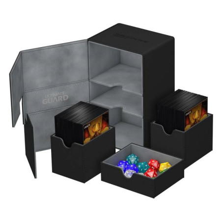 Ultimate Guard Flip'n'Tray Deck Case 160+ Noir