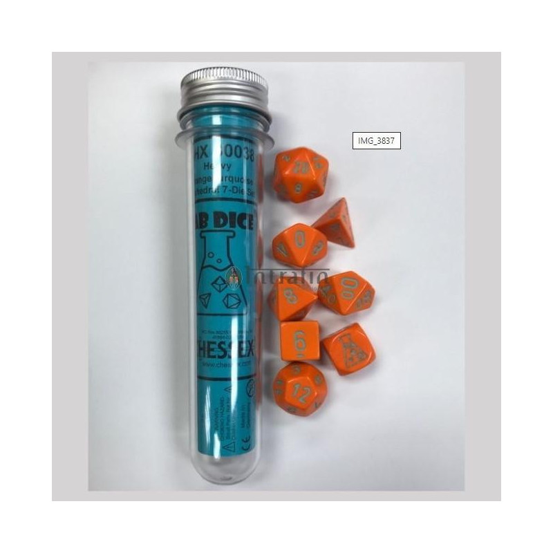 Série de 8 dés RPG Lab 4 Chessex Série de 8 dés RPG Lab 4 Chessex