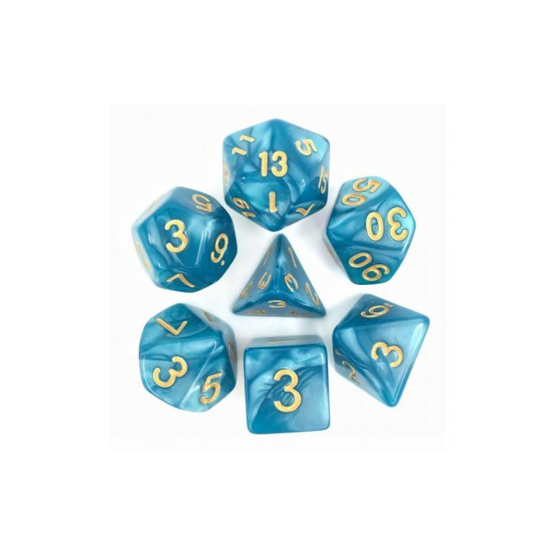 Série de 7 dés RPG Nacré