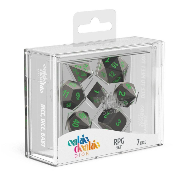 Série de 7 dés RPG Métal Matrix