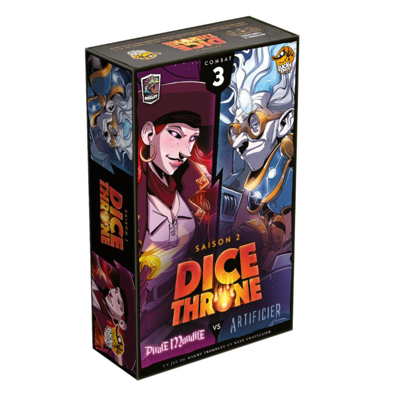 Dice Throne S2 - 3. Artificier vs Pirate Maudite
