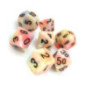 CHESSEX - Set de 7 dés - FESTIVE - Circus/Noir