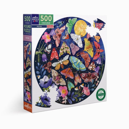 Puzzle 500p - Moths (Papillons de nuit)