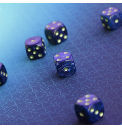 WOGAMAT - Tapis multijeux néoprène Bleu 60x100 cm