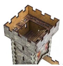 Tour à dés Médiévale en couleurs