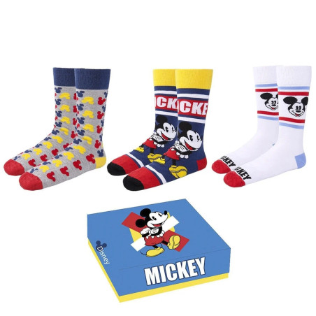Chaussettes Disney Mickey - Pack 3 paires 36-41