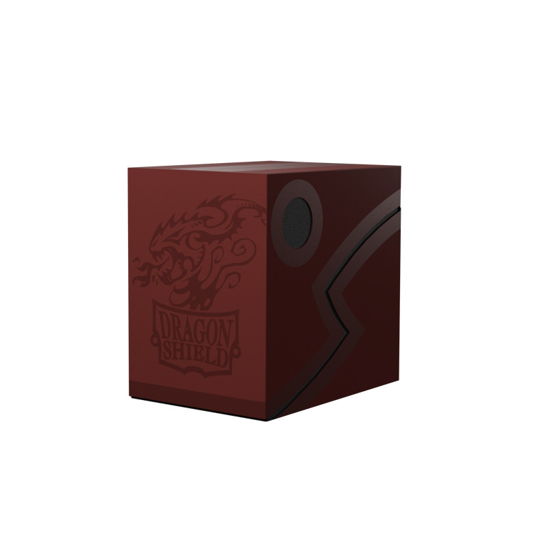Deck Box Double Shell Dragon Shield Blood Red/Black