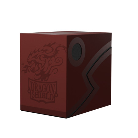 Deck Box Double Shell Dragon Shield Blood Red/Black