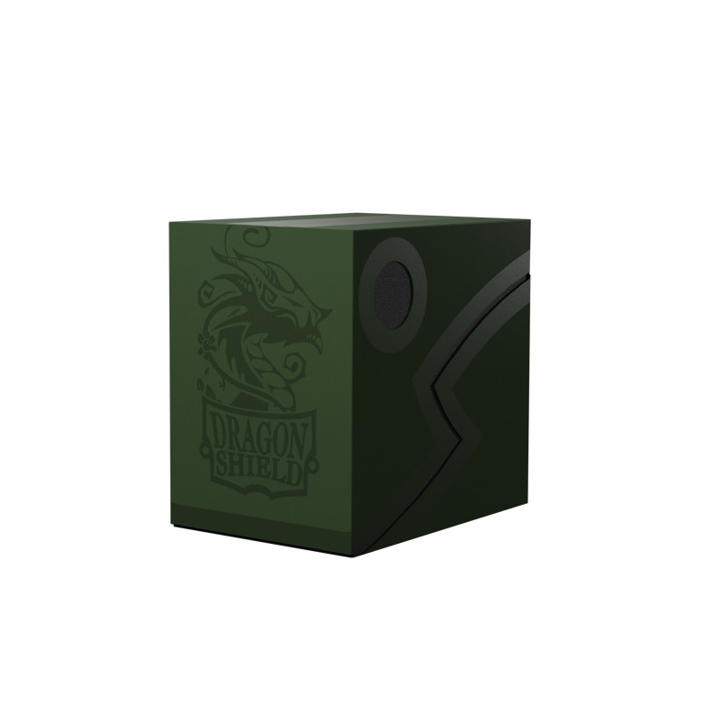 Deck Box Double Shell Dragon Shield Forest Green/Black
