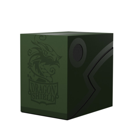 Deck Box Double Shell Dragon Shield Forest Green/Black