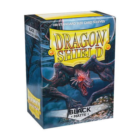 Sleeves Dragon Shield Matte Standard Black x100
