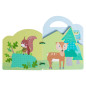 Livre en bois pour bébé - Les Animaux de la forêt Livre en bois pour bébé - Les Animaux de la forêt
