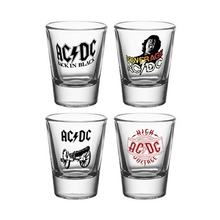 Set de 4 Shooters AC/DC