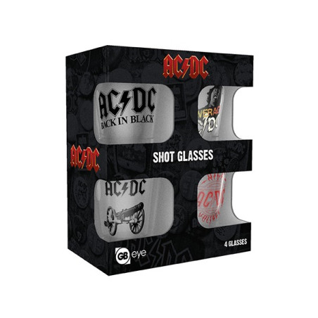 Set de 4 Shooters AC/DC